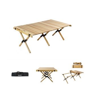 Foldable Outdoor Picnic Egg Roll Table