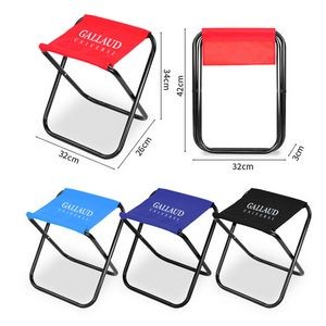 Outdoor Portable Folding Stool Four Corner Chair For Fishing Camping