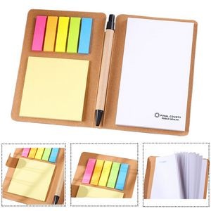 Sticky Note Book With Ballpoint Pen Set