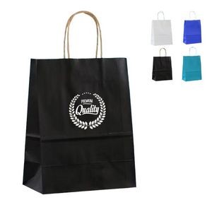 Natural Kraft Paper Shopping Bag Gift Bags With Handles