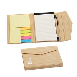 Magnetic Notepad W/Sticky Notes and Flags & Pen