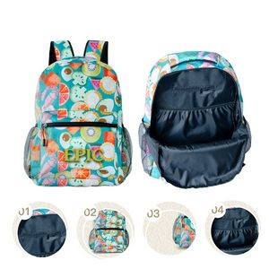 3D Printed School Bag Zipper Backpack