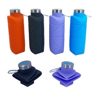 25Oz Outdoor Sports Silicone Collapsible Water Bottle