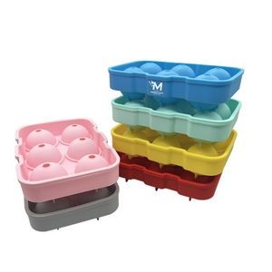 6 Holes ice ball mold is made of 100% food-grade silica gel.