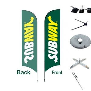 15' Single Sided Fiber Glass And Aluminum Sail Banner