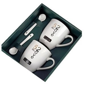 Porcelain Coffee Mugs Set