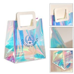 Holographic Pvc Handbag Gift Wrap Bag