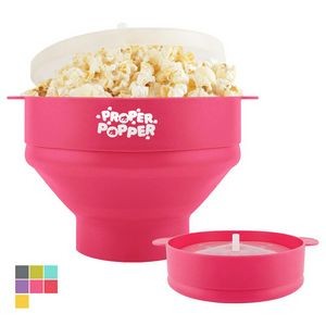 Microwave Hot Air Popcorn Popper Bowl With Lid and Handles
