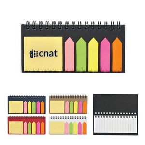 Magnetic Notebook with Sticky Notes Case