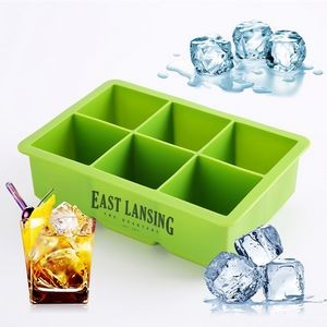 6 Silicone Ice Cube Tray