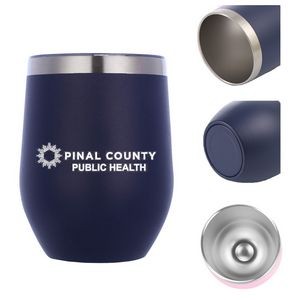 12 Oz Stainless Vacuum Tumbler With Lid