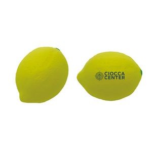 Customized Simulated Lemon Pressure Relief Ball