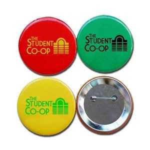 Round Shaped Tin Button Pins for Gifts
