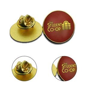 Round Button Pin Metal Badge Custom Printed