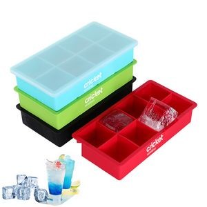 Reuseable 8 Silicone Ice Cube Mold