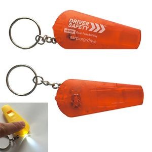 Led Keychain Light Whistle