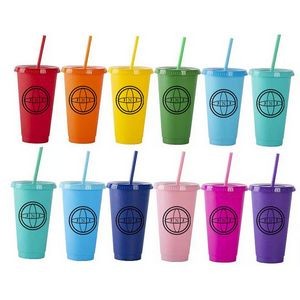 24 OZ Sport Cup with Straw and Lid
