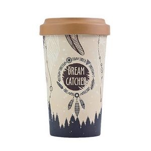 16 oz Customized Reusable Travel Coffee Cups with Lids