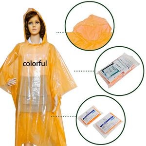 Disposable Poncho Raincoat