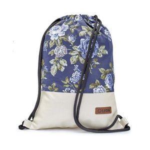 Custom Cotton Drawstring Backpack