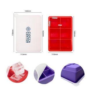 6 Silicone Ice Ball Molds
