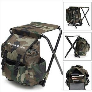 Camouflage Travel Cooler Chair