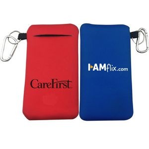 Neoprene Phone Pouch With Carabiner