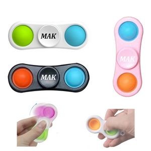 2 Fingers Bubble Spinner Toy