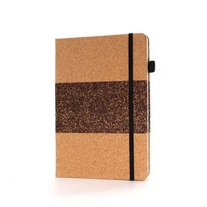 A5 Cork Coffee Grounds Spliced Notebook