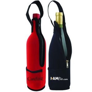 Neoprene Wine Bottle Tote Bag