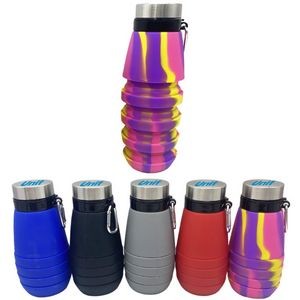 17Oz Outdoor Sports Silicone Collapsible Water Bottle