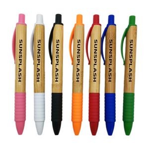 Classic Multicolor Bamboo Ballpoint Pen