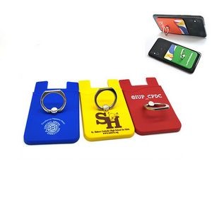 Silicone Phone Wallet With Ring
