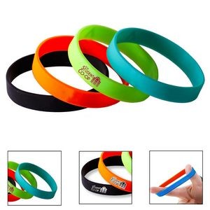 Wholesale Rubber Silicone Bracelets Solid Color