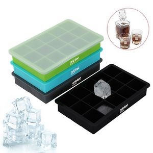 15 Silicone Ice Cube Tray Mold