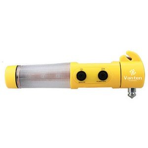 4 In 1 Escape Hammer with Flashlight
