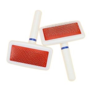White Pet Grooming Comb