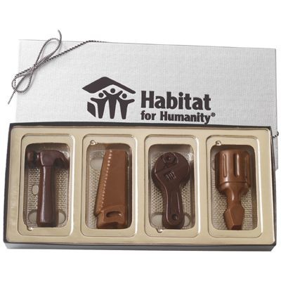 Molded Chocolate 4 Tools in Gift Box