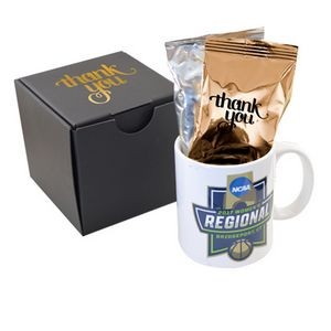 Ceramic Mug Gift Set w/Gourmet Coffee