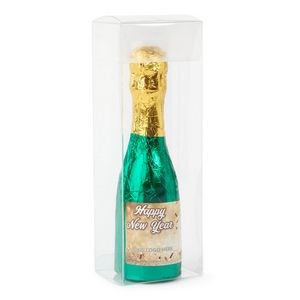 8 Oz. Champagne Bottle Popping Chocolates in Acetate Box