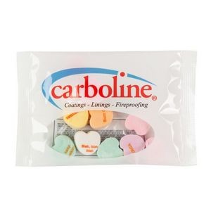 1/2 Oz. Full Color DigiBag with Imprinted Conversation Hearts