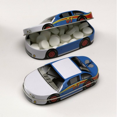 Minty 500 Race Car Tin w/Sugar-Free MicroMints®