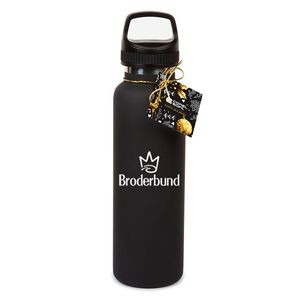 20 Oz. Satin Stainless Steel Insulated Vacuum Bottle w/Hang Tag