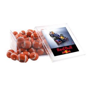 Acrylic Box w/Chocolate Footballs