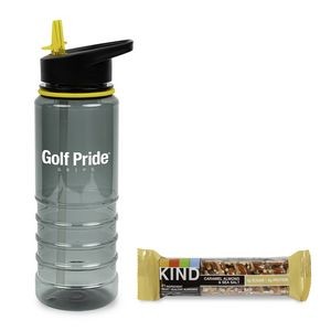 On the Go Sip n' Snack with 25 Oz. Tritan Water Bottle