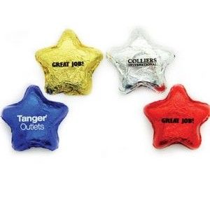Foil Wrapped Chocolate Stars