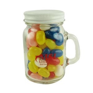 Glass Mini Mason Jars- Gourmet Jelly Beans
