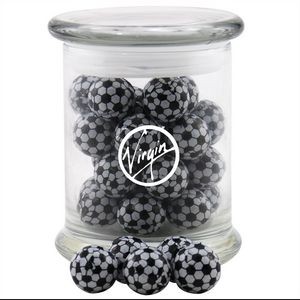 Jar w/Chocolate Soccer Balls