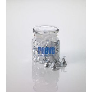 22 Oz. Glass Jar w/ Stock Wrapped Candies