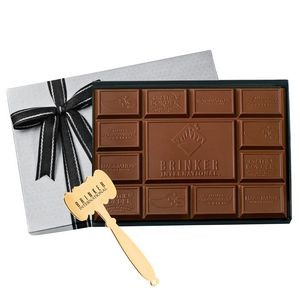 Large 13 Section Molded Chocolate Bar